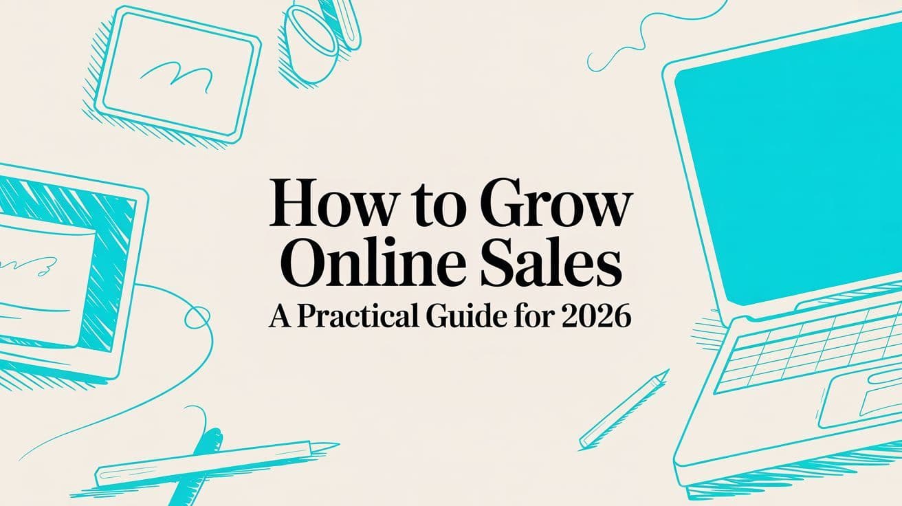 How to Grow Online Sales a Practical Guide for 2026