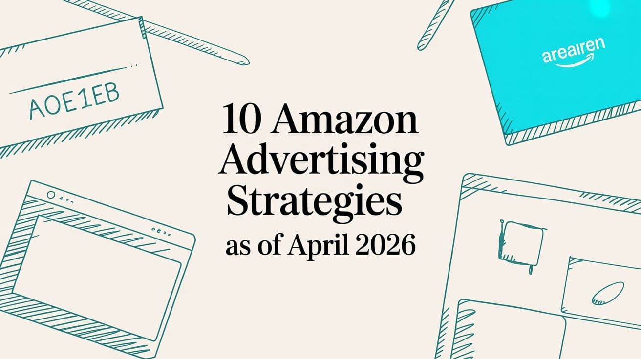 10 Amazon advertising strategies as of April 2026
