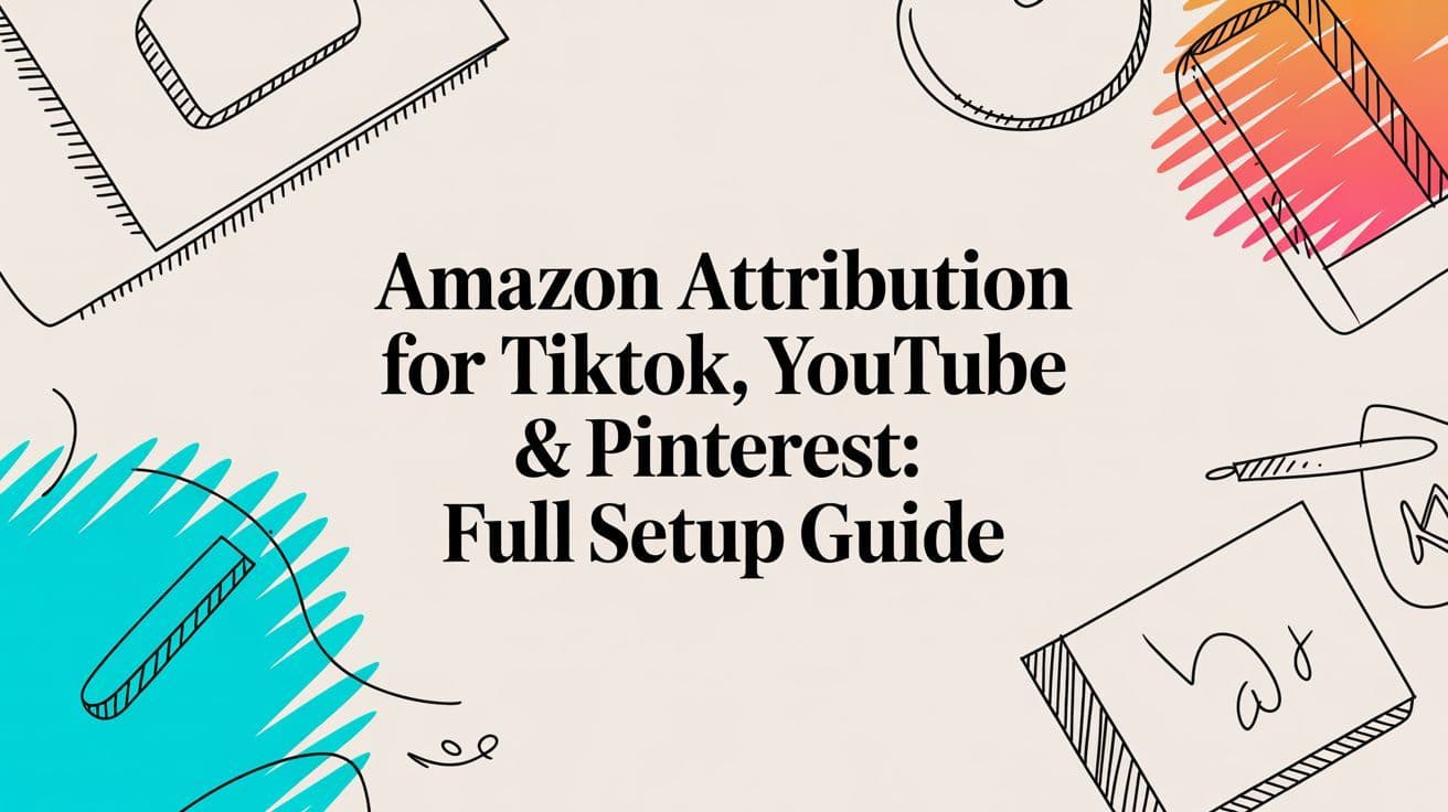 Amazon Attribution for TikTok, YouTube & Pinterest: Full Setup Guide