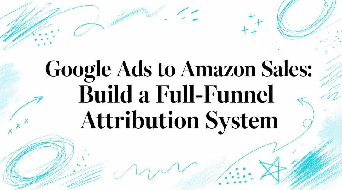 Google Ads to Amazon Sales: Build a Full-Funnel Attribution System