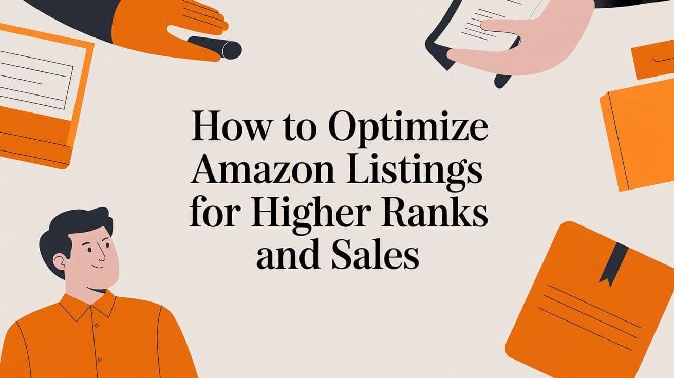 How to Optimize Amazon Listings for Higher Ranks and Sales