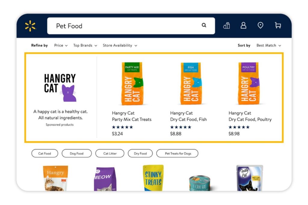 sponsored brand amplifier walmart